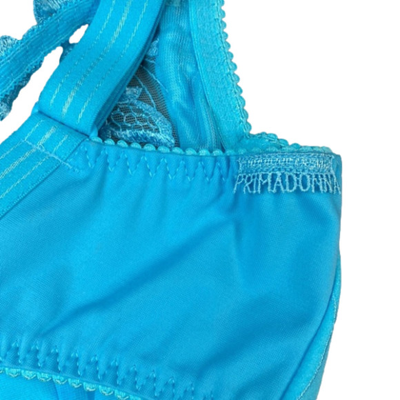 Prima Donna Deauville Paradise Blue Women's Luxury Underwire Full Cup Bra (NWT) - Picture 6 of 10